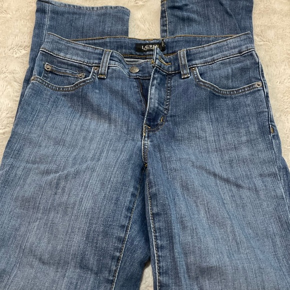 Ralph Lauren Denim - Ralph Lauren Black Label Women's Straight-Leg Jeans in Mid Blue Wash